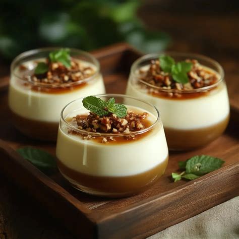 panna cotta házi karamell öntettel