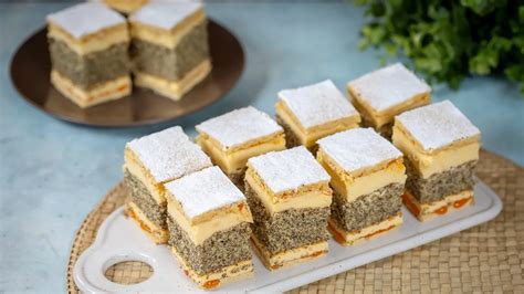 mákos krémes és linzer mákos krémes