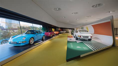 Porsche Múzeum belső tér