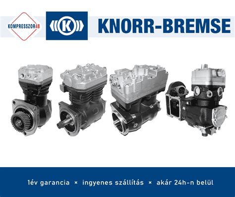 Knorr-Bremse egyhengeres, talpas rögzítésű kompresszor