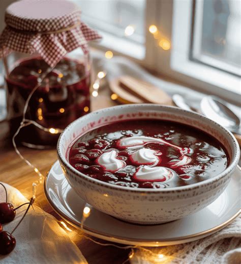 Egy tál friss meggyleves