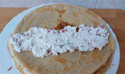 Zöldséges palacsinta töltelék