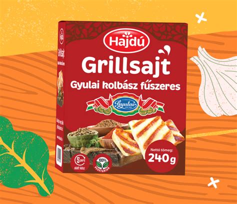 Különböző ízesítésű Hajdú Grillsajtok