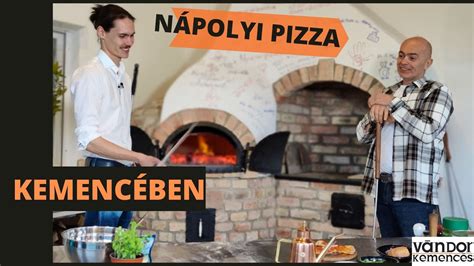 Nápolyi pizza kemencében