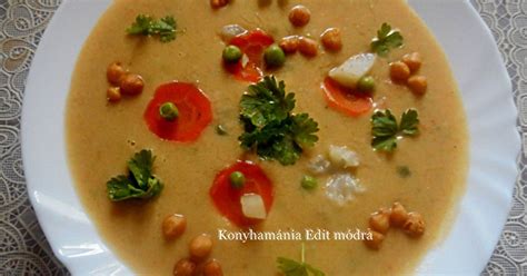 Vegyes zöldségkrémleves