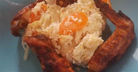 Kuglófforma csirkével a sütőben