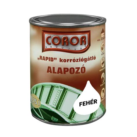 Kül- és beltéri fémfelületek festése COROR Rapid Zománccal