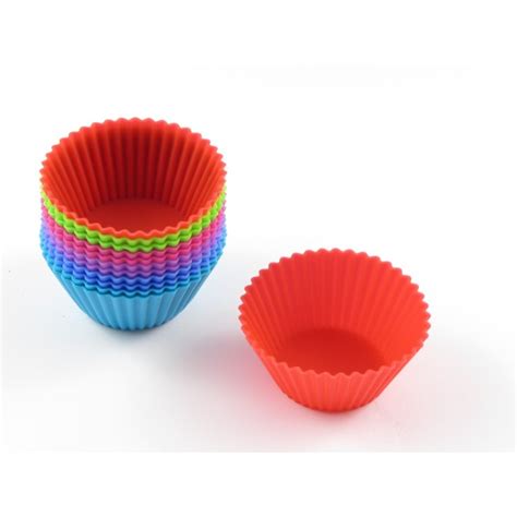 Szilikon muffin formák különféle színekben