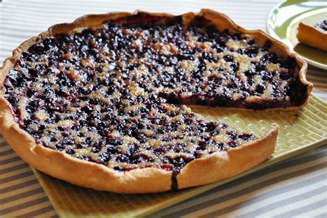 tarte aux cassis szelet