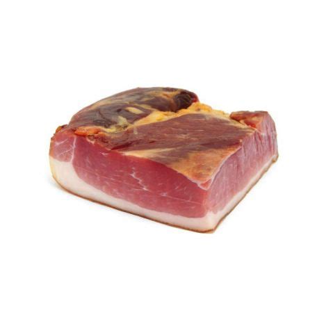 Hagyományos kézműves füstölt sonka szeletelése