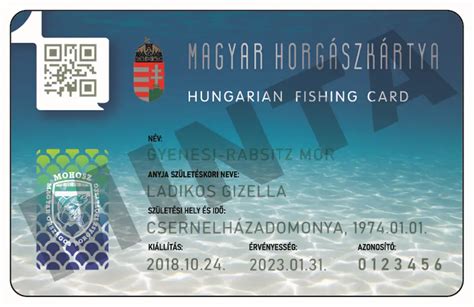 Digitális horgászkártya illusztrációja