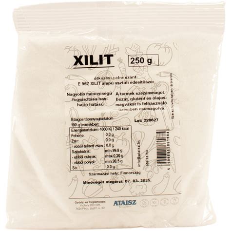 Xilit, mint édesítőszer
