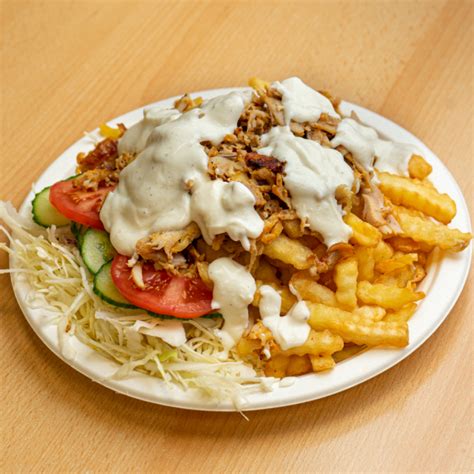 Döner tál illusztráció