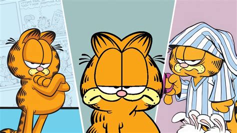 Garfield iszik kávét