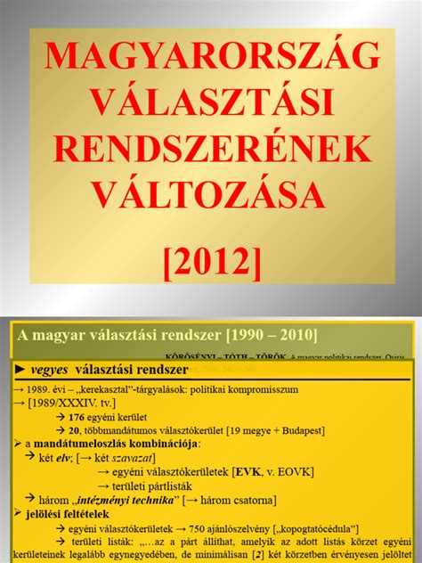 Választási rendszer reformja