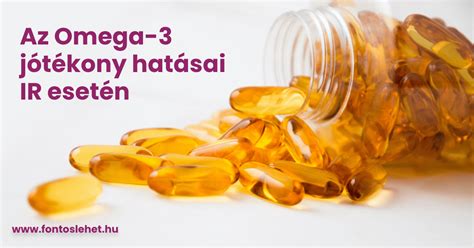 Infografika az omega-3 zsírsavak jótékony hatásairól