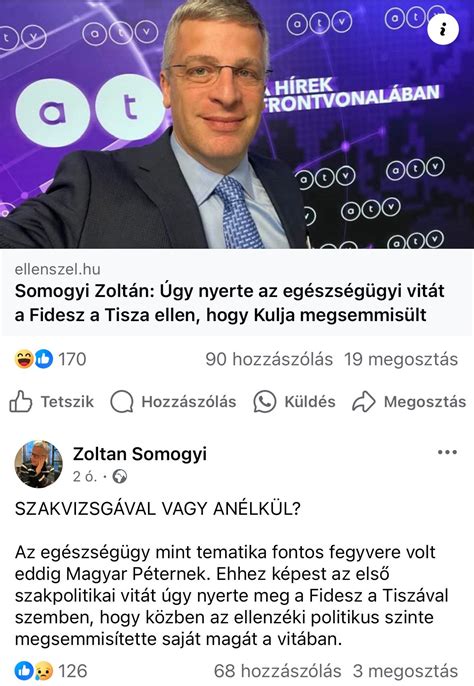 Politikus vitában önmagát kiemelkedve