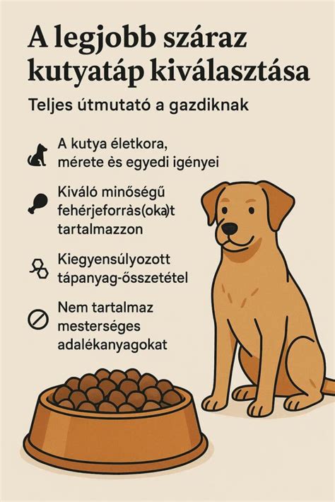 kutyatáp összetevők diagram