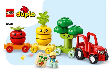 Gyümölcs- és zöldségkockák a LEGO DUPLO készletből
