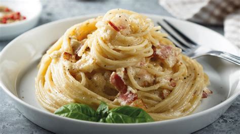 Autentikus carbonara tészta guanciale-vel