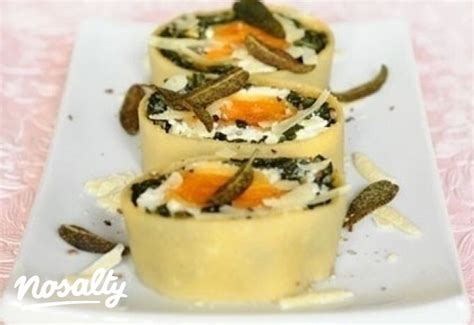 Sütőtökös és ricottás rotolo