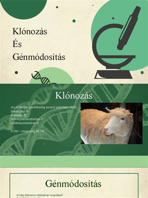 A génmódosítás története