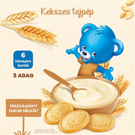 HiPP kekszes tejpep termék illusztráció
