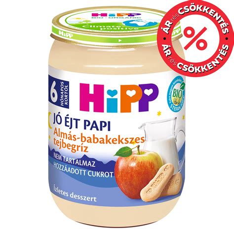 HiPP Jó Éjt Papi termékcsalád áttekintés