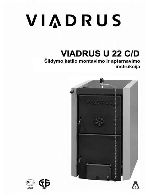 Viadrus Herkules U22 C/D kazán működés közben