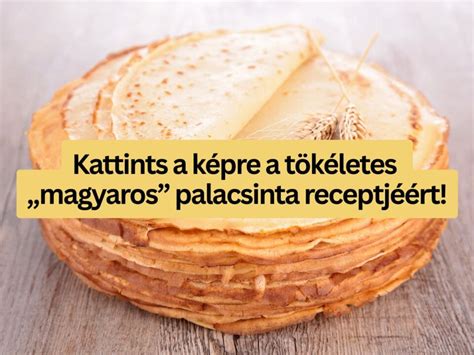 Régi receptfüzet lapja palacsinta recepttel