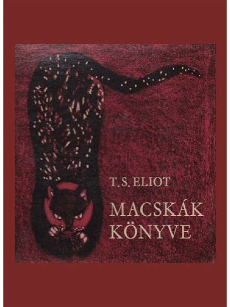 Illusztráció T. S. Eliot Macskák könyve című verséből