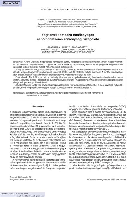 Csiga felületi keménységi vizsgálata