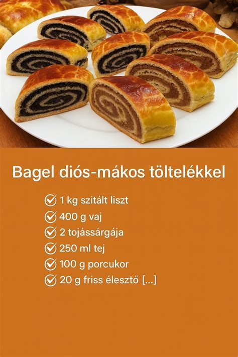 Különböző ízesítésű és feltétű bagelek