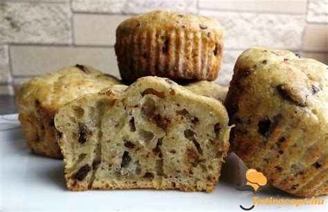 díszített karamellás banános muffin