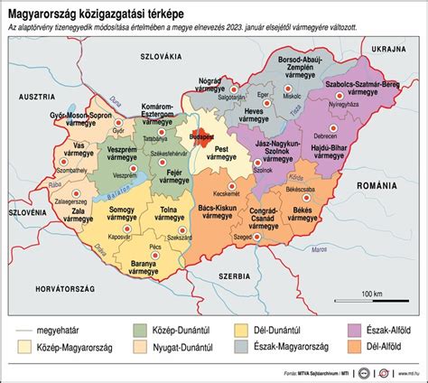 Magyar diótermő területek térkép