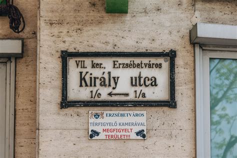 Király utca épületei