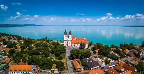 Tihany panoráma a Balatonnal
