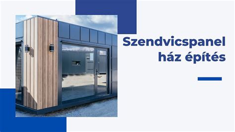 modern szendvicspanel ház