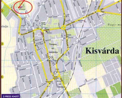 térkép Kisvárda éttermeiről, ahol gyrost lehet kapni