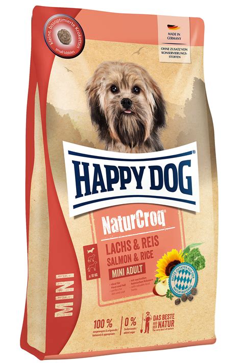 Happy Dog NaturCroq termékcsalád áttekintő képe