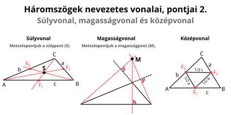 Háromszög nevezetes vonalai