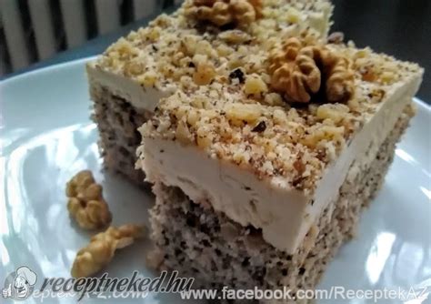 diós torta szelet