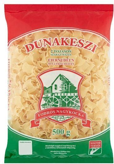 Dunakeszi 8 tojásos száraztészta csomagolása