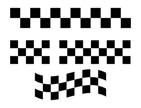 Checkerboard flag design process