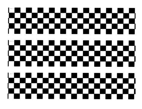 Checkered cake border application