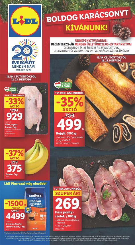 Lidl péksütemény akció