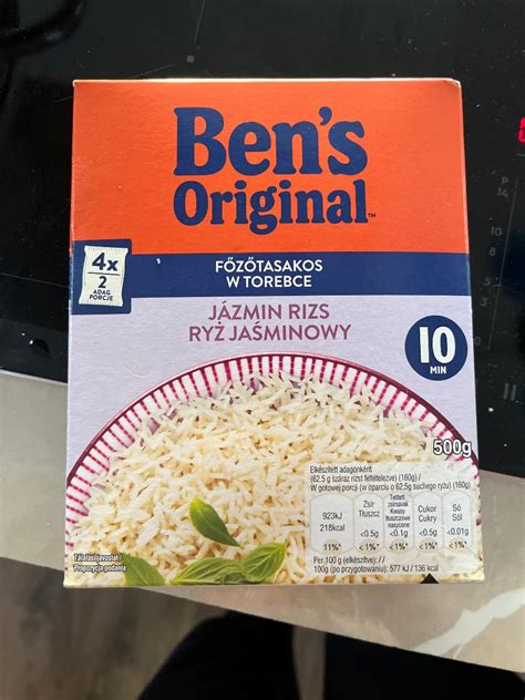 Ben's Original tasakos rizs csomagolása