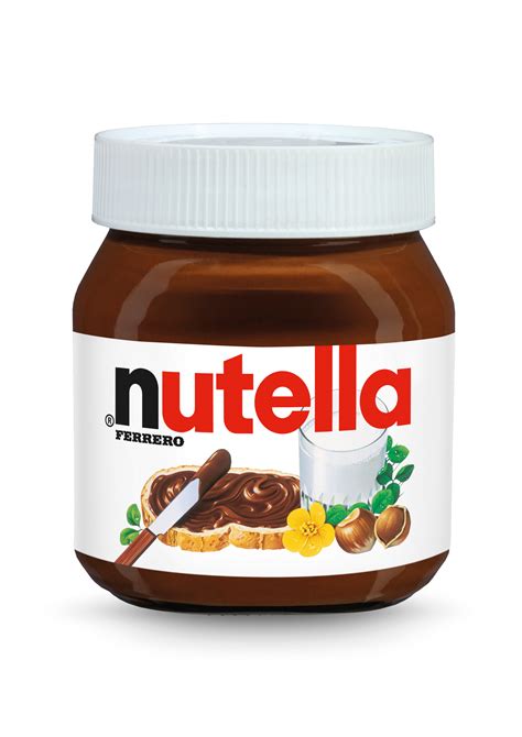 Nutella üveg mogyoróval és pirítóssal
