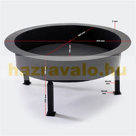 Hordozható kerti tűzrakó