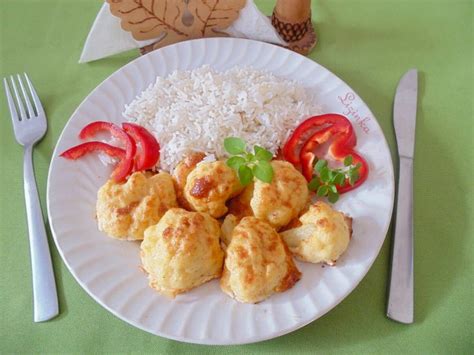 Karfiol rózsák forgatása sajtos bundában
